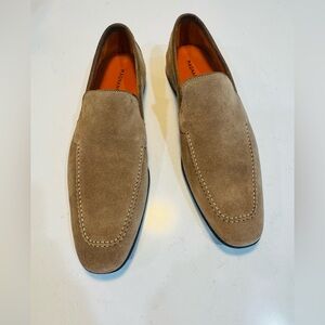 Magnanni Suede Loafers 24515 Sand Taupe Men’s Size 10 EU 43 – Made in Portugal